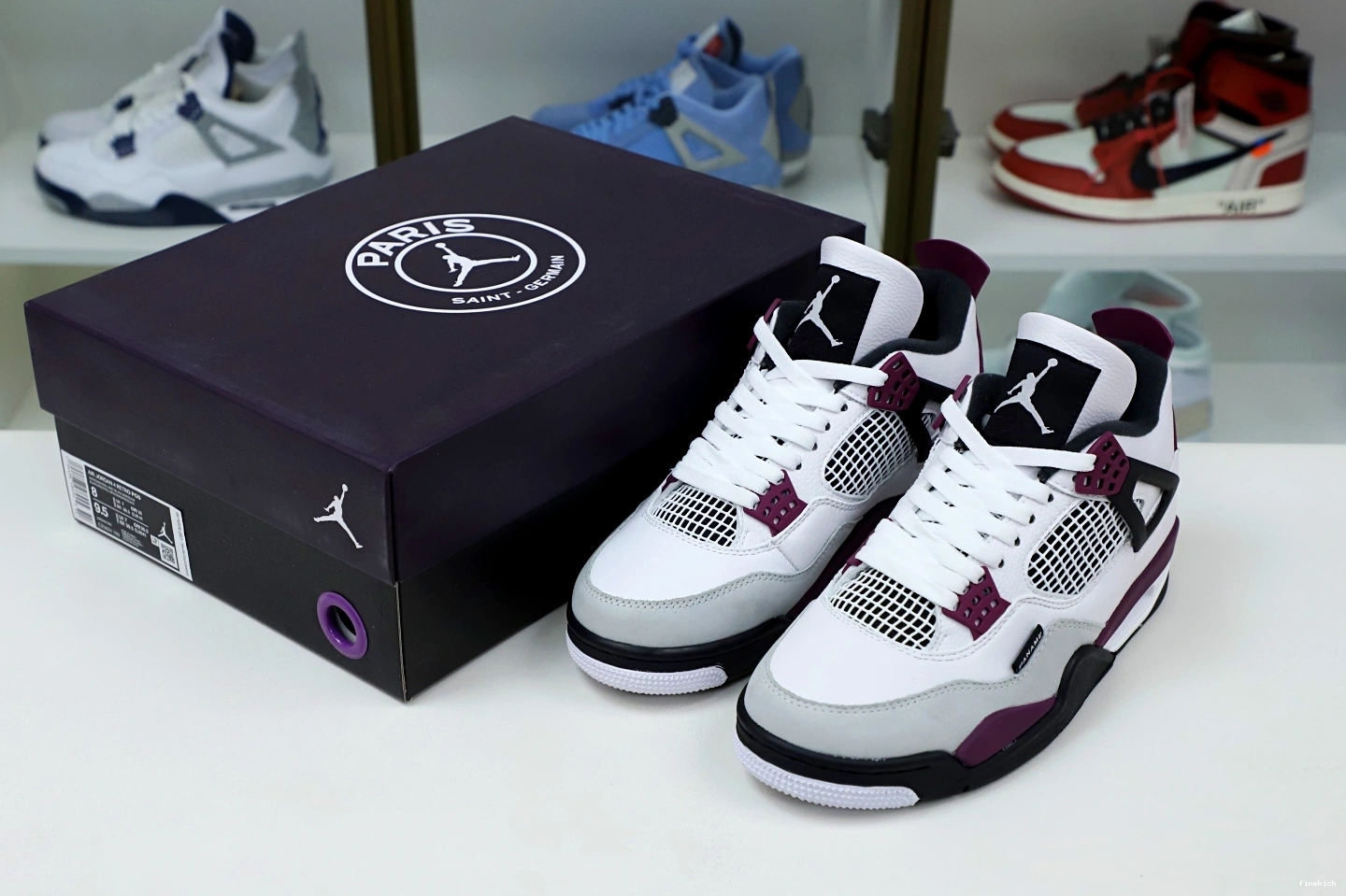 X AIR JORDAN AIR 'BORDEAUX' JORDAN PARIS 4 RETRO SAINT-GERMAIN 0124